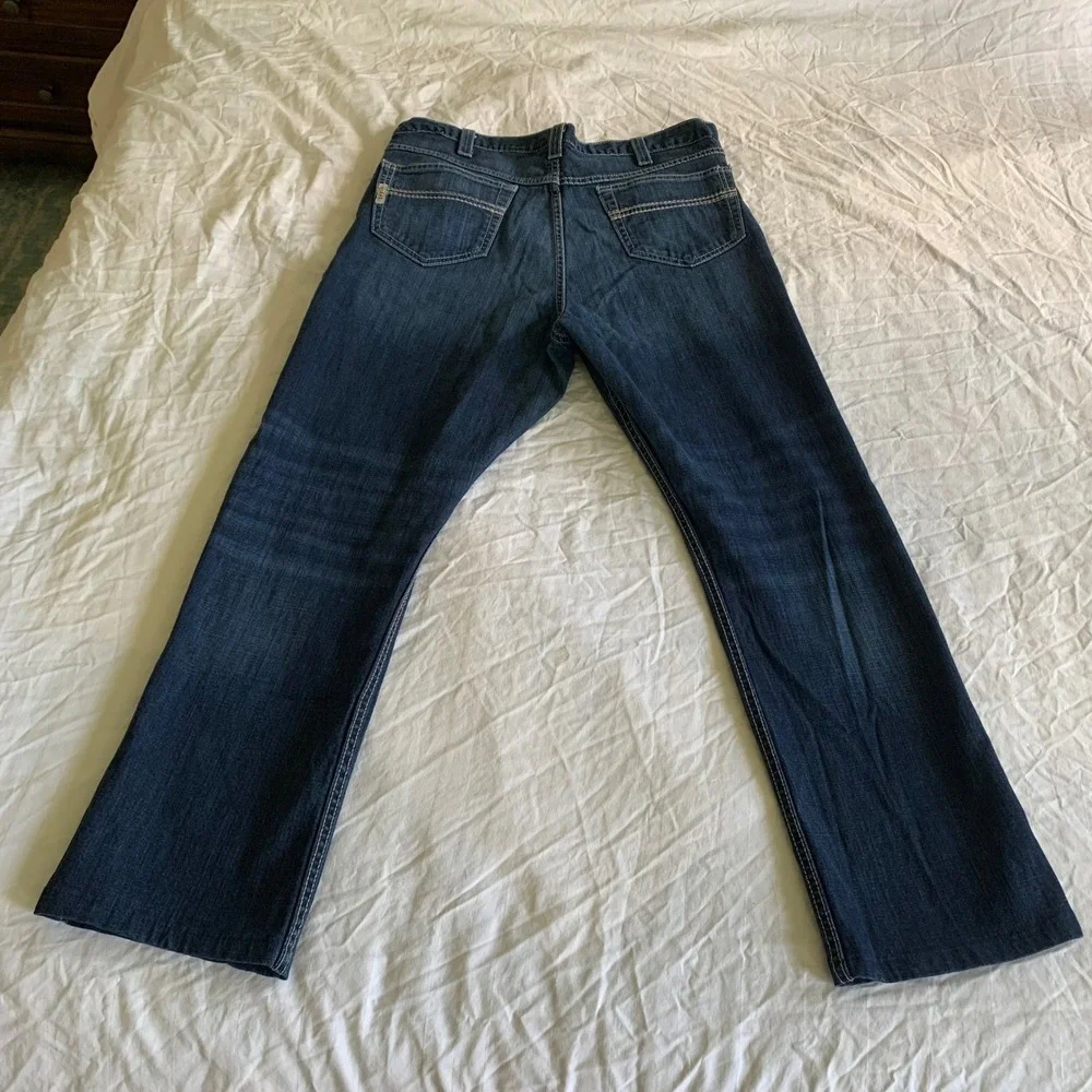 Cinch 42x34 Carter 2.4 Jeans Dark Wash Relaxed Bootcut MB71934005 Mens Denim